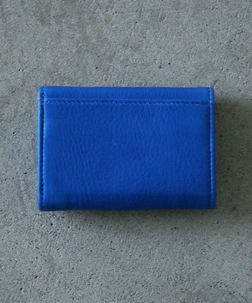 VU PRODUCT ヴウプロダクト vu-product-B12[BLUE] deer leather mini wallet 鹿革ミニ財布