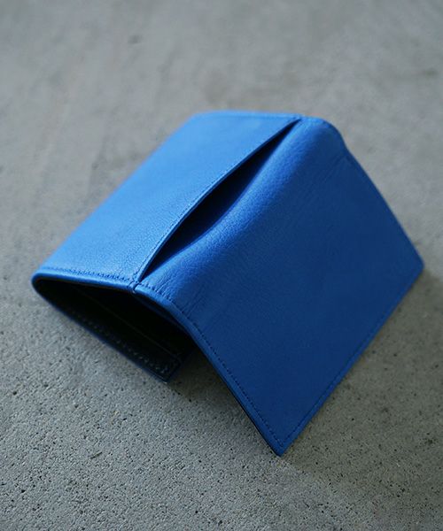 VU PRODUCT ヴウプロダクト vu-product-B12[BLUE] deer leather mini wallet 鹿革ミニ財布