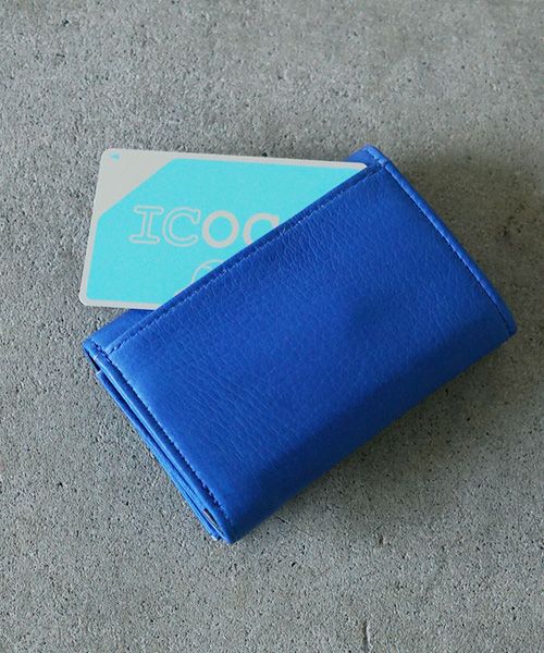 VU PRODUCT ヴウプロダクト vu-product-B12[BLUE] deer leather mini wallet 鹿革ミニ財布