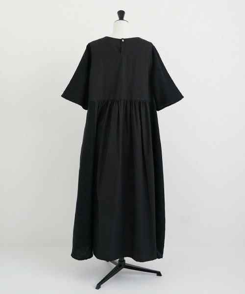 Mochi.モチ.Jacquard dress [black]