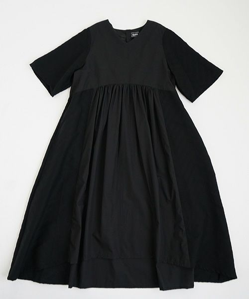 Mochi.モチ.Jacquard dress [black]