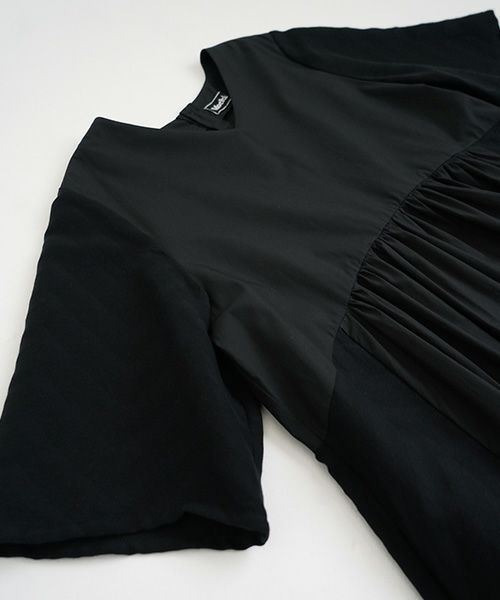 Mochi.モチ.Jacquard dress [black]