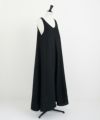 Mochi.モチ.tent line Jacquard dress [black]
