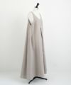 Mochi.モチ.tent line Jacquard dress [greige]