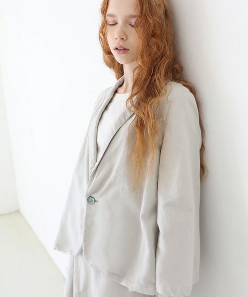 Mochi.モチ.a-line jackt [natural/・1]