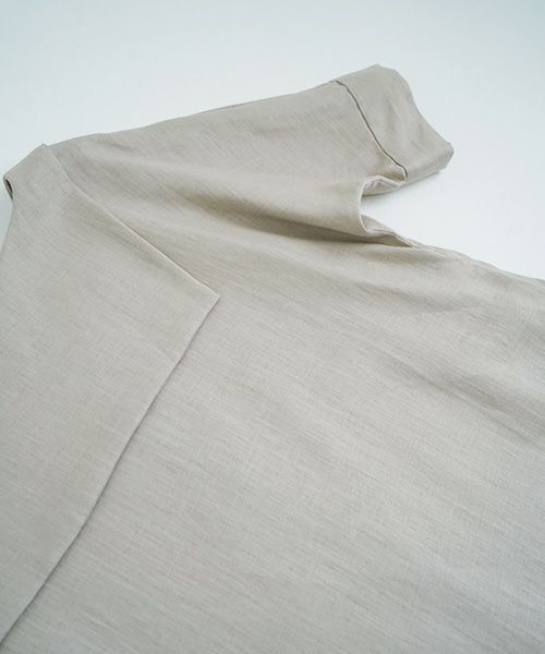 Mochi.モチ.sailor linen dress [natural]