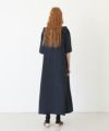 Mochi.モチ.sailor linen dress [navy/・1]