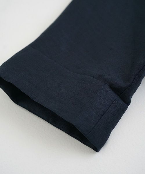 Mochi.モチ.sailor linen dress [navy/・1]