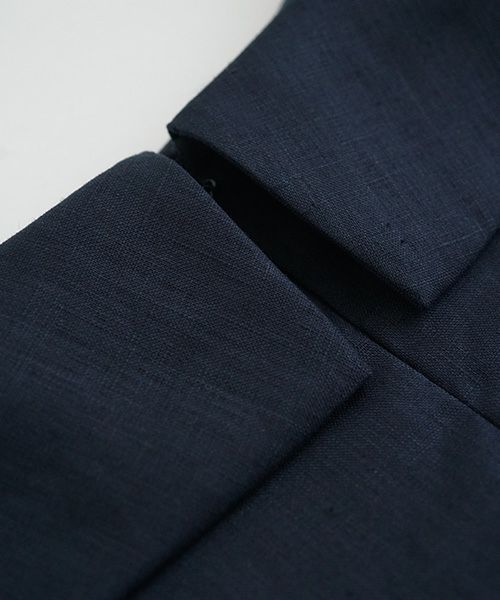 Mochi.モチ.sailor linen dress [navy/・1]