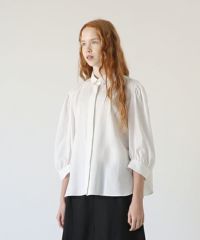 Mochi.モチ.organic cotton blouse [off white]
