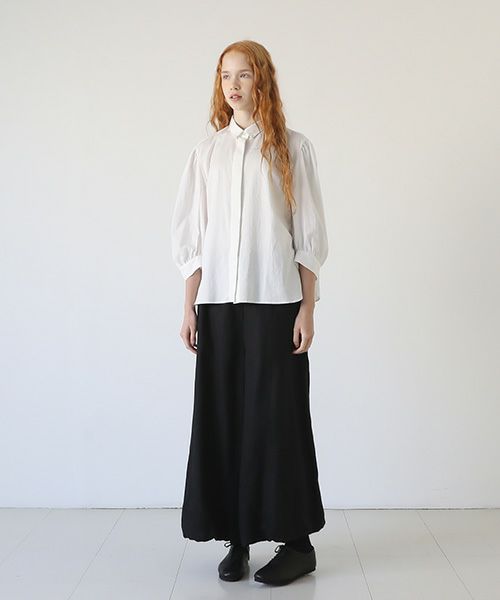 Mochi.モチ.organic cotton blouse [off white]