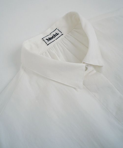 Mochi.モチ.organic cotton blouse [off white]
