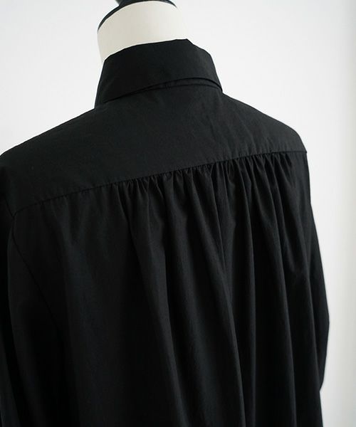 Mochi.モチ.puff sleeve dress [black]