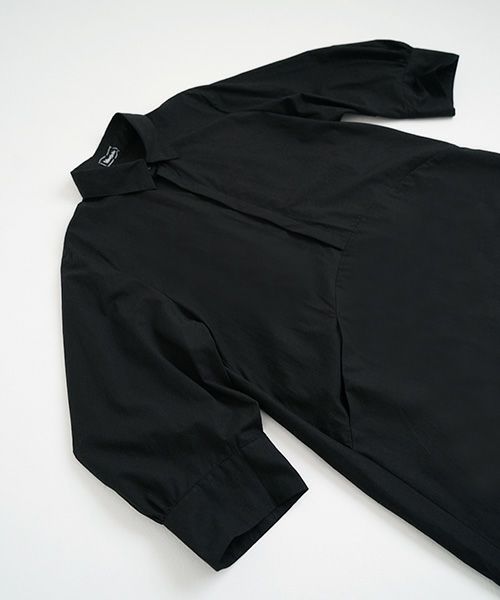 Mochi.モチ.puff sleeve dress [black]