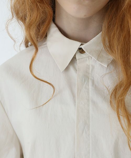 Mochi.モチ.puff sleeve dress [ecru]