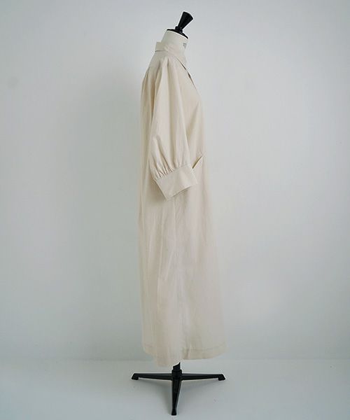 Mochi.モチ.puff sleeve dress [ecru]