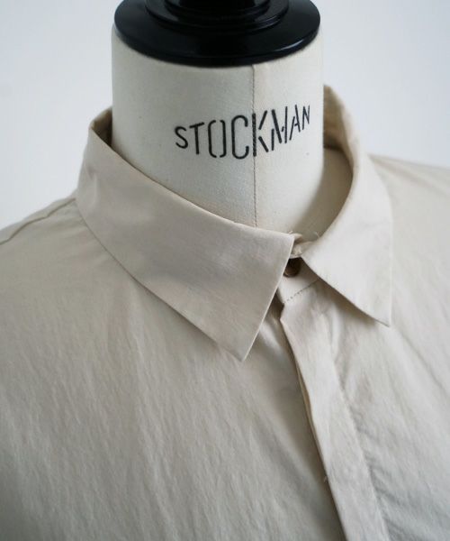 Mochi.モチ.puff sleeve dress [ecru]