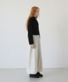 Mochi.モチ.gathered wide pants [off white]