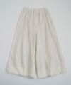 Mochi.モチ.gathered wide pants [off white]