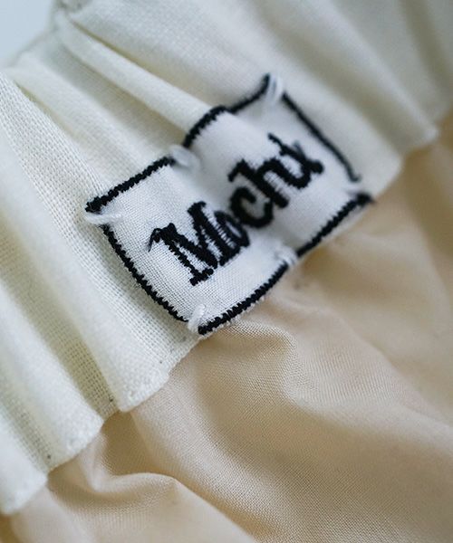 Mochi.モチ.gathered wide pants [off white]