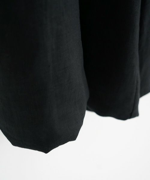 Mochi.モチ.gathered wide pants [black/sa]