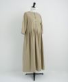 Mochi.モチ.button dress [beige]