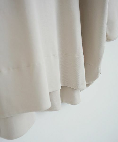 Mochi.モチ.suvin long sleeved t-shirt [greige]