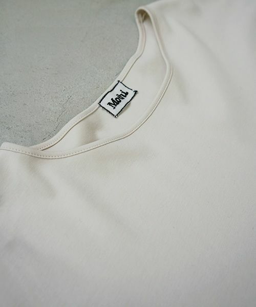 Mochi.モチ.suvin long sleeved t-shirt [greige]