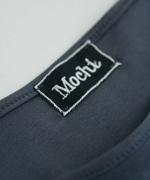 Mochi.モチ.suvin long sleeved t-shirt [charcoal gray]