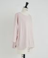 Mochi.モチ.suvin long sleeved t-shirt [smoky pink]