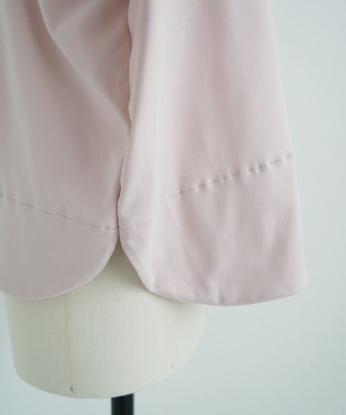 Mochi.モチ.suvin long sleeved t-shirt [smoky pink]