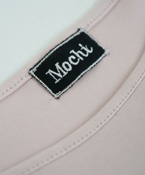 Mochi.モチ.suvin long sleeved t-shirt [smoky pink]