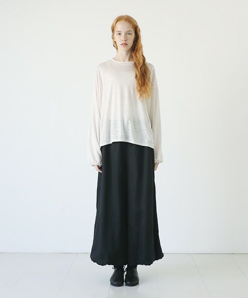 Mochi.モチ.linen cardigan [off white]