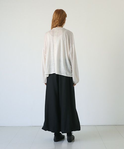 Mochi.モチ.linen cardigan [off white]