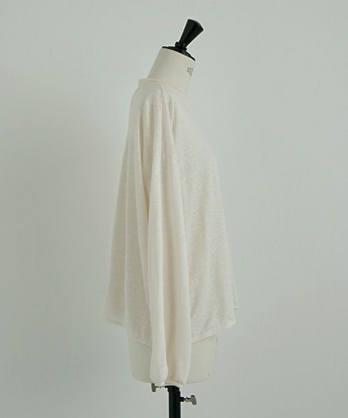 Mochi.モチ.linen cardigan [off white]