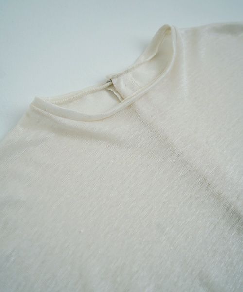 Mochi.モチ.linen cardigan [off white]