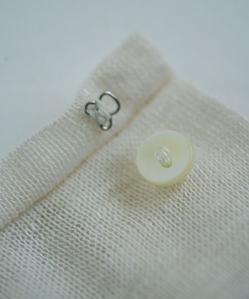 Mochi.モチ.linen cardigan [off white]