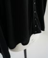 Mochi.モチ.linen cardigan [black]