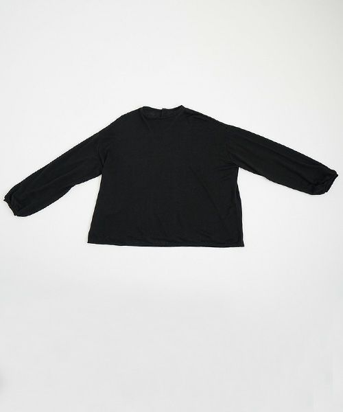 Mochi.モチ.linen cardigan [black]