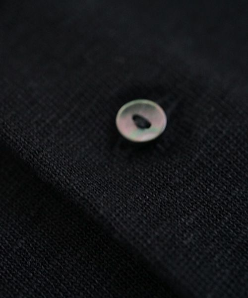 Mochi.モチ.linen cardigan [black]