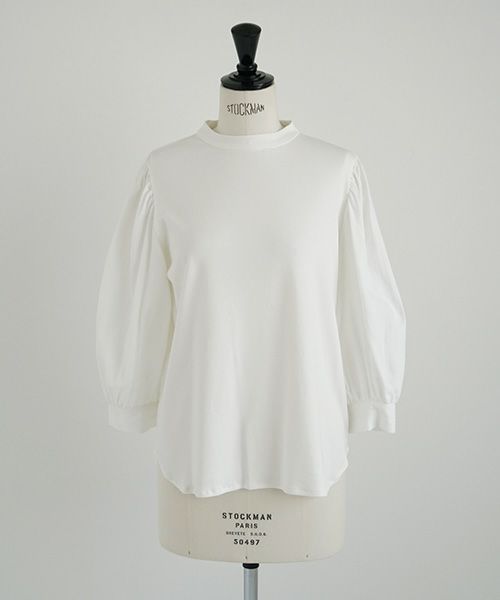 Mochi.モチ.volume sleeve tops [off white]