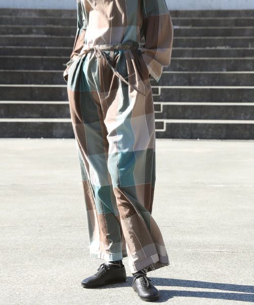 ohta.オオタ.check pants [pt-35C]