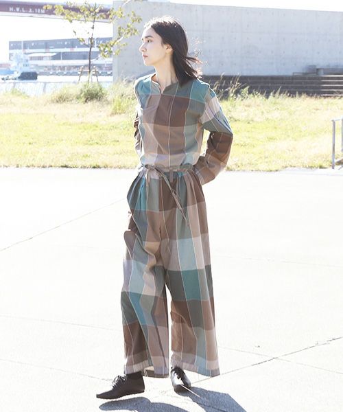 ohta.オオタ.check pants [pt-35C]