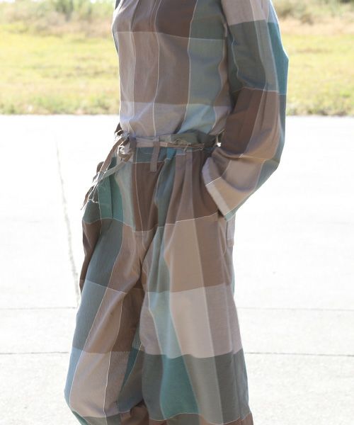 ohta.オオタ.check pants [pt-35C]