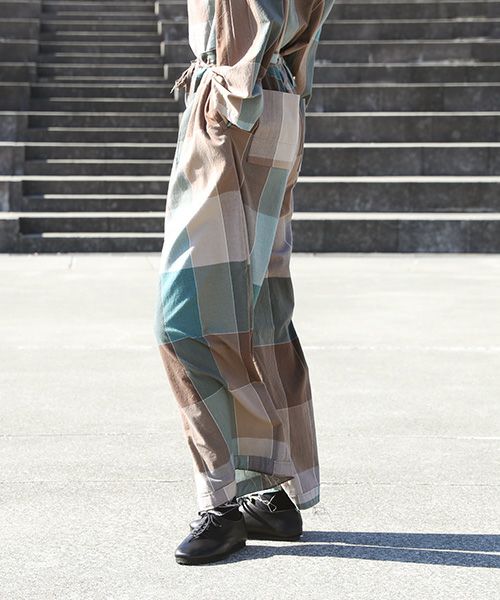ohta.オオタ.check pants [pt-35C]