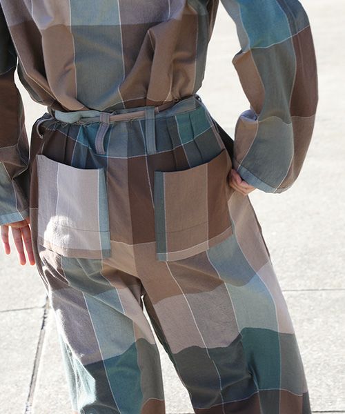 ohta.オオタ.check pants [pt-35C]