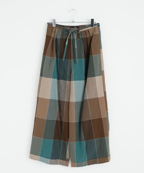 ohta.オオタ.check pants [pt-35C]