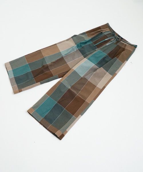 ohta.オオタ.check pants [pt-35C]