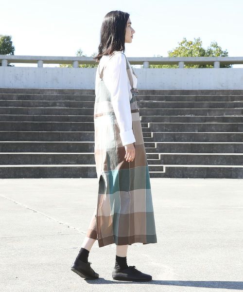 ohta.オオタ.check overskirt [sk-19C]
