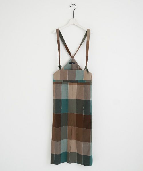 ohta.オオタ.check overskirt [sk-19C]